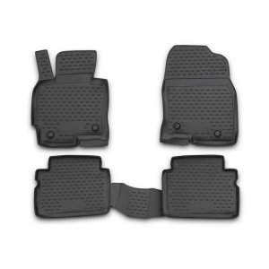 Mazda CX-5 Floor Mats - Omac - Rubber TPE - Black - '13-'16